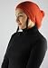 Handmade Lightweight 75% Alpaca Natural Fiber Hat in Rasta Style - Pumpkin Orange