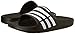 adidas Performance Kids' Duramo Slide Sandal (Toddler/Little Kid/Big Kid),Black/Running White/Black,11 M US Little Kid