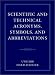 Books : Scientific and Technical Acronyms, Symbols and Abbreviations