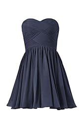 Sweetheart Chiffon Cocktail Lace Bridesmaid Dress/Party Dress/Mini Dress 