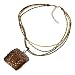 Jewelry : Multistrand Ooty Necklace with Metallic Pendant