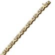 14kt Yellow Gold Diamond X Fashion Bracelet