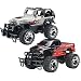 Dodge RAM & Jeep Wrangler Twin Pack Truck Rubicon 1:15 Scale R/c Trucks Toy