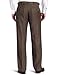 Haggar mens Haggar Men's Cool 18 Classic Fit Hidden Expandable Waist Pant , Heather Brown, 38x30