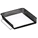 Rolodex 22214 Mesh Stackable Front Load Letter Tray, Pewter