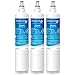 Waterdrop Refrigerator Water Filter, Compatible with LG LT600P, 5231JA2006A, 5231JA2006B, Kenmore 46-9990, 9990, 469990, Standard, Pack of 3