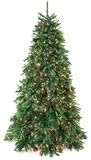 8.5' Full Tiffany Fir Pre-Lit Artificial Christmas Tree - Multi Lights