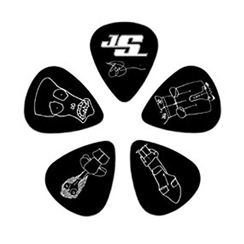 Planet Waves Joe Satriani Guitar Picks, Black, 10 pack, Heavy