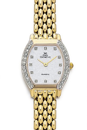 Euro Geneve 14k Gold Women's Diamond Watch EG48489