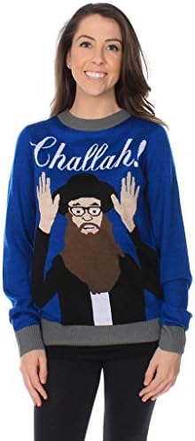 Women's Challah! Funny Jewish Sweater Size S