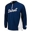 Detroit Tigers Authentic Home Triple Peak Cool Base Gamer Jacket by Majestic