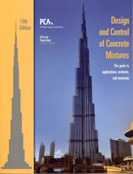 Design and control of concrete mixtures : the guide to applications, methods, and materials