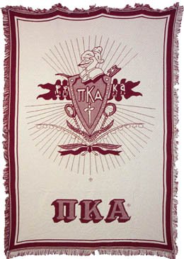 Pi Kappa Alpha Fraternity Greek Throw Blanket Rug Afghan Gift