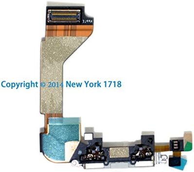 New Original iPhone 4 Dock Connector and Flex Cable (A1332, White) - NY1718