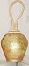 7"H Tin Bell w/ Leather Strap-#18888