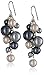 Amazon Collection Colored Simulated Pearl Cluster Drop Earrings