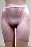 Venus Pink SHEER SATIN SEAMLESS LONG SHAPER #1895 sz S M