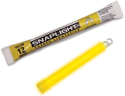 Wholesale CASE of 10 - Miller's Creek 6" Emergency Light Kits-Emergency Light Stick, 6", Lasts 12 Hours, 10/PK, Yellow