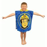 Character World Fireman Sam Splash Hooded Poncho