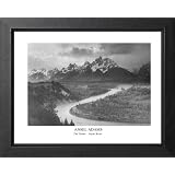 Ansel Adams Snake River B W Photo Picture Framed Art Print by Art Prints Inc
