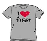 I Love To Fart - Adult Heather S/S T-Shirt For Men