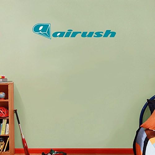 Airush Kites Kiteboarding Sport Green Slogan Set of 2 Art Wall Home Decor Sticker 25'' X 6''