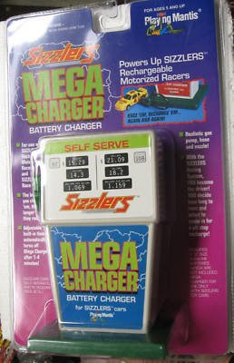 Sizzlers Juice Machine Mega Charger by Playing Mantis - This is the Holy Grail of Sizzler Juice Machines. Adjustable built-in timer automatically turns off Mega Charger after pre-selected time of 1-4 minutes! No more holding down the button to charge your