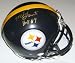 Mel Blount Autographed/Hand Signed Pittsburgh Steelers Mini Helmet with HOF 89 Inscription