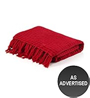 Ribbed Chenille Throw