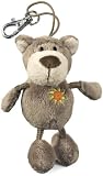 NICI - Winter Bear Snap Hook Keyring, 12cm