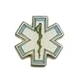 EMT Star of Life Rettungsdienst �skulapstab Metall Button Pin Pins Anstecker 500