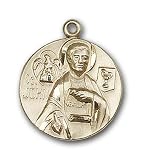 14kt Gold St. John the Evangelist Medal