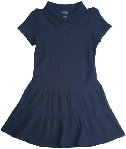 French Toast School Uniforms Ruffled Pique Polo Dress Girls