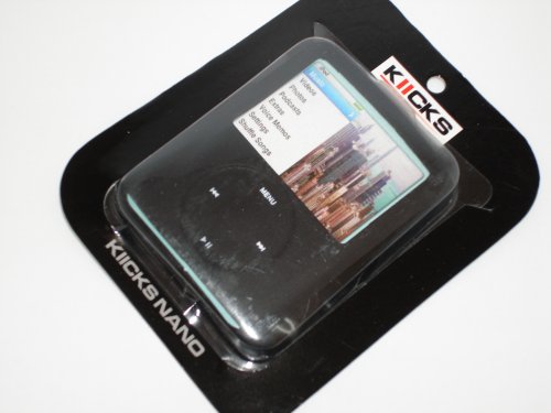 Childrens Toyshop   : IPOD NANO 3rd GENERATION NANO BLACK SILICONE CASE