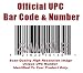 UPC Bar Code and UPC Number