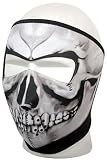 Reversible Black / Skull Face Full Neoprene Motorcycle Face Mask