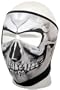 Reversible Black / Skull Face Full Neoprene Motorcycle Face Mask