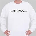 FORT WORTH American Idol City Sweatshirt X-Large White