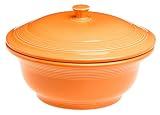 Fiesta Tangerine 495 70-Ounce Casserole with Lid