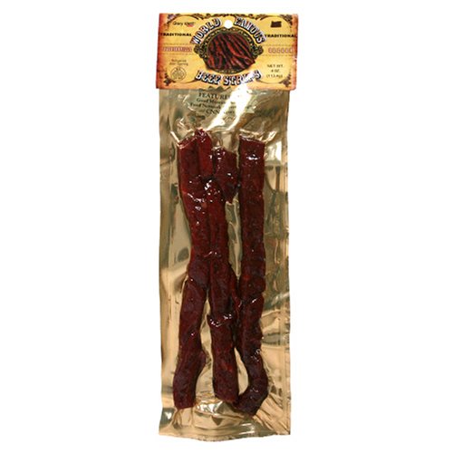Gary West Meats, Original Beef Strips, Traditional, 4-Ounce Packages (Pack of 3) by Dried Beef