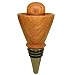 ArtisanStreet's Texas Mesquite Wood Wine Bottle Stopper. One of a Kind. Hand Turned Wood on Solid Stainless Steel Base. Protected Wax Finish. Dishwasher Safe.