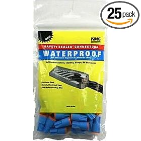 King Safety Products 62125 Waterproof Wire Connectors, Orange, 25-Pack by Gardner Bender