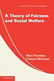 A theory of fairness and social welfare