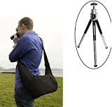 Professional Shoulder Sling Bag for Olympus PEN E-P1/E-P2/E-P3/E-PL1/E-PL1s/E-PL2/E-PL3/E-PM1 Micro Four Thirds D-SLR Digital Cameras + BONUS 8" Photo/Video Aluminum SLR Mini Tripod