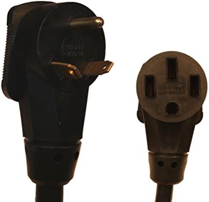 TES 18 In. 10/3 30 Amp (Male) to 50 Amp (Female) RV Adapter