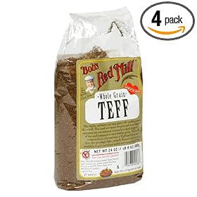 Bob's Red Mill Whole Grain Teff, 24-Ounce Packages (Pack of 4)