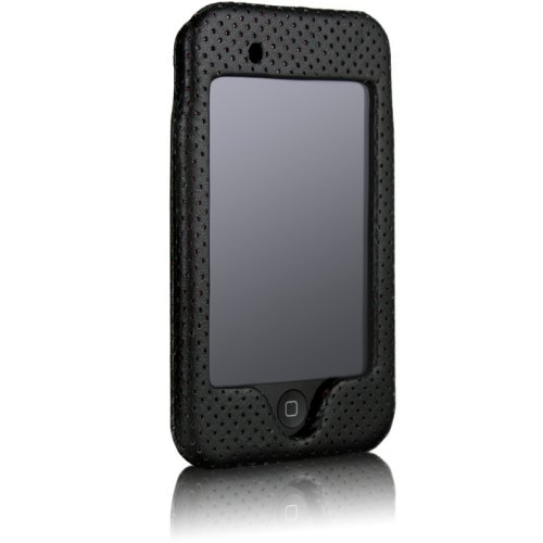 Case-Mate IPTP-PB iPod Touch 8GB & 16GB Cover - Phantom Black Perforated Leather