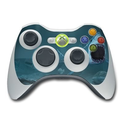 Great White Design Skin Decal Sticker for the Xbox 360 Controller