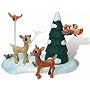 Rudolph the Red Nosed Reindeer Holiday Play Pack Winter Woodlands Clarice and Rudolph