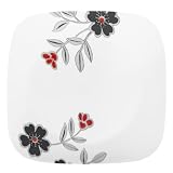 Corelle Mandarin Flower Square 8-3/4-Inch Luncheon Plate